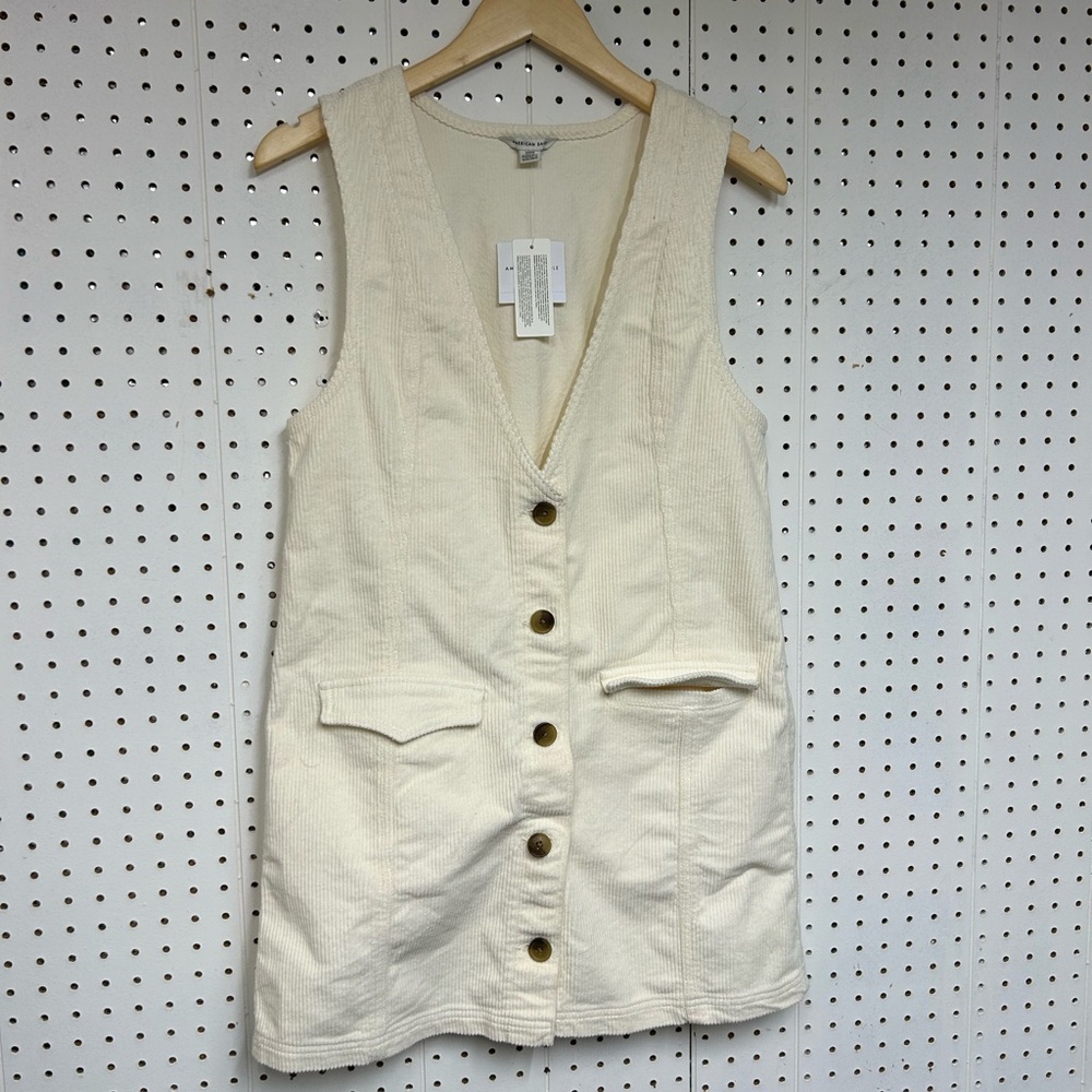 American Eagle Courduroy Layerable Mini Dress NWT - image 2